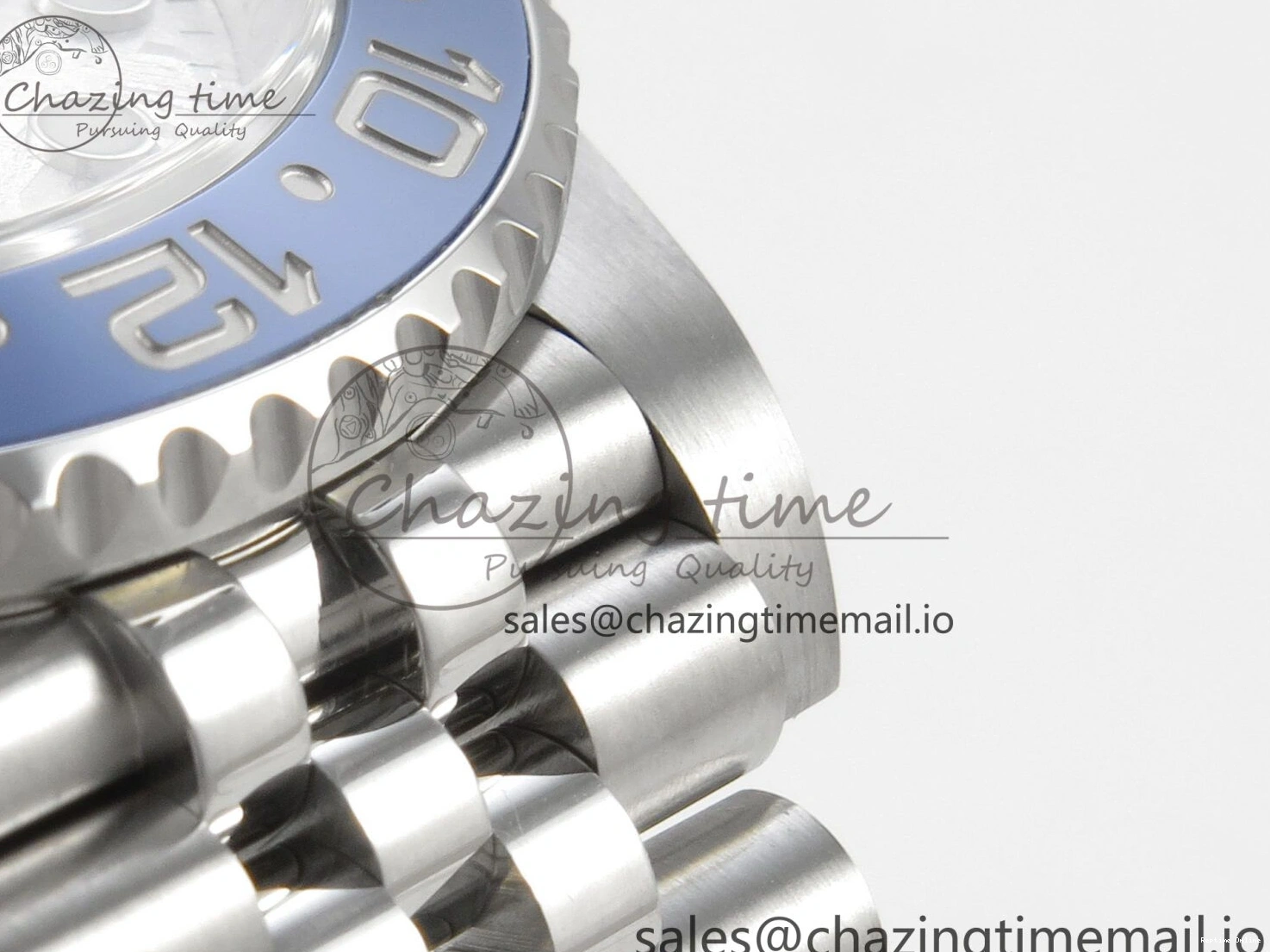 0207 Original GMT-Master II 126716 BLAKEN 904L 1:1 Best Edition Meteorite Dial on SS Jubilee Bracelet SH 177